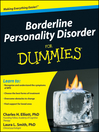 Borderline Personality Disorder For Dummies (eBook)